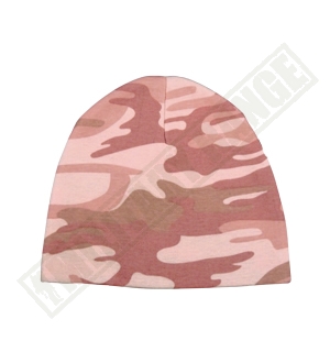 foto Čepice dětská BABY PINK CAMO